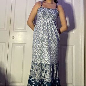 The Children's Place Blue and White Casual Dress